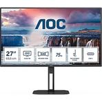 AOC Q27V5C/BK 27 inç 75Hz 1ms Pivot Monitör