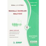 AÖF Egem Yayınları Mahalli İdareler Maliyesi Bahar Dönemi Güncel Baskı Konu Anlatımlı Soru Bankası