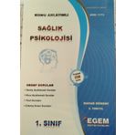 AÖF Egem Yayınları Sağlık Psikolojisi Konu Anlatımlı Soru Bankası Ders Kitabı Mart Baskı