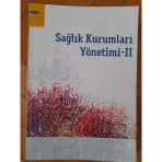 Aöf Sağlık Kurumları Yönetimi 2 (Sahafiye Kitap)
