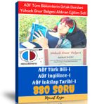 Aöf Türk Dili-İnkılap Tarihi-İngilizce Birinci Sınıf Çıkmış Sorular Kitabı - Enine Boyuna Eğitim