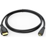 Aogo 0.5 Metre Mikro HDMI Kablo Micro HDMI To HDMI Kablo 0.5m Tip-D HDMI