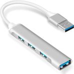 Aogo 4 Port USB Hub USB 3.0 Ultra Slim USB Hub 4lü USB Çoklayıcı Alimunyum Kasa Ultra Ince USB Çoğaltıcı
