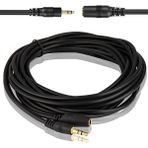 Aogo 5 Metre 3.5mm Stereo Uzatma Kablosu Aux Extansion Dişi Erkek 3.5mm Ses Kablosu 5m
