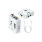 Aogo Rca To HDMI Görüntü ve Ses Dönüştürücü Çevirici Av In HDMI Out Converter Adaptör Lale Cvsb