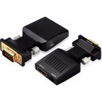 Aogo VGA HDMI Dönüştürücü Aktif VGA Audio To HDMI Çevirici VGA Erkek HDMI Dişi VGA In HDMI Out Converter