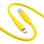 AOHI MacBook Pro, iPhone 15 Pro Max Plus, iPad Pro/Air, Galaxy S23Ultra, Piksel, Anahtar, 3.3 ft, Sarı için 140W USB C - USB C Kablosu PD 3.1 Tip C Hızlı Şarj Kablosu