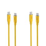 Aohi Silky 140W Type-C to Type-C 1 mt PD 3.1 480 MBPS 2'li Süper Hızlı Şarj ve Data Kablosu Seti