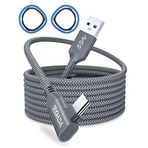 AokaDa 20FT Link Cable for Oculus Quest,eges Meta Quest 3|3S|2,Pico 4,PC,Steam VR,Long USB 3.0 to USB C Cable, Virtual Reality Gaming Accessory