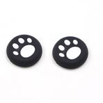 AOKADUTE Silikon Başparmak Kavrama Kapağı Thumbstick Joystick Sony PS3 PS4 PS2 Xbox One Xbox 360 Xbox One X S PS4 Pro İnce Kedi Baskı (2 ADET Beyaz)