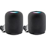 Aokicase APPLE HOMEPOD 2 Wall Mount Stand Accessories, Integrated Cable Management, Black, 1 Piece