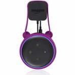 Aokicase Compatible with Amazon Echo Dot 3rd / Dot Kids Holder Wall Mount Stand Mount Accessories, No Screws Required, Speaker Accessories Rack (Amazon Echo Dot 3rd / Dot Kids, Purple) DT-01