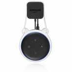Aokicase Compatible with Amazon Echo Dot 3rd / Dot Kids Holder Wall Mount Stand Mount Accessories, No Screws Required, Speaker Accessories Rack (Amazon Echo Dot 3rd / Dot Kids, White) DT-01