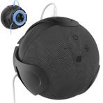 Aokicase For Amazon Echo Dot 4 / Echo Dot 5 Holder Desktop Stand Holder Accessories, No Screws Required, Speaker Accessories Rack (Amazon Echo Dot 4 / Echo Dot 5, Black) PT183