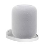 Aokicase For Apple Homepod 1/2 Holder Apple Homepod 1/2 Wall Mount Stand Holder Accessories with Integrated Cable Management, Smart Home Speaker Accessory Rack (White, JT01) 2PSC