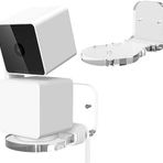 Aokicase For Blink Mini Pan-Tilt Camera Wall Mount for Mounting Camera on Walls or Ceilings, Drilling, Wall Mount Made of Stainless Steel (Transparent) 1 Piece