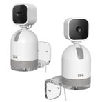Aokicase JB06 for Blink Mini Pan-Tilt Camera Wall Mount for Mounting Camera on Walls or Ceilings, Drilling, Wall Mount Made of Stainless Steel (2 Pieces, Transparent)