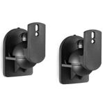 Aokicase Logitech Z906 ev sineması hoparlörü aksesuarları ile uyumlu tutucu duvar askısı, Logitech Z906 stant Logitech Z906 metal tutucu aksesuar, Logitech Z906 aksesuar rafı (siyah) 1 adet