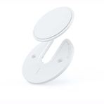 Aokicase UWM02-2 WiFi Router Wall Mount Supports Set-top Box/Mac Mini/Apple TV Box/Optical Cats/Switch/Hard Drive/Mobile Power/Tablet Storage (White, 1PCS)