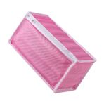 AOKWAWALIY Ayakkabı torbası, çamaşır makinesi çantası, ayakkabı, yıkama torbası, spor ayakkabı, seyahat çamaşır çantası, seyahat ayakkabı çantası, pembe, polyester, file çanta, deforme olmaz