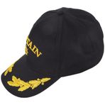 AOKWAWALIY Kaptan şapkası pilot şapkası yat şapkası üniseks denizci şapkası ayarlanabilir kaptan şapkası pilot üniforma şapkası pamuk beyzbol şapkası denizci snapback file kep dış mekan için (),