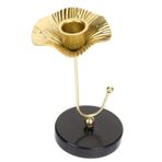AOKWAWALIY Şamdan Süs Şamdan Ev Dekorasyonu Metal Şamdan İskandinav Mumluk Adak Mumluk Mermer Küçük Çay Işık Standı Tealight Dekorasyon Taş