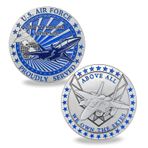 Aomcisi ABD Hava Kuvvetleri Yarışması Madeni Para - USAF Silahlı Kuvvetler Dua Madeni Para