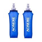 AONIJIE El ile tutulan 500 ml su şişesi tutucu, bilek saklama torbası, içecek sırt çantası, Hydra Fuel Soft Flask Marathon Race (2 x 500 ml)