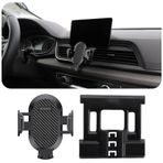 AOUKKL Toyota RAV4 2006-2012 Aksesuarlarına Uygun Araç Telefonu Tutacağı, Kalın Kılıflar Dostu, 4.7-7 inç Telefonlar için Cep Telefonu Montajı, 360 Derece Döndürme, Kurulumu Kolay