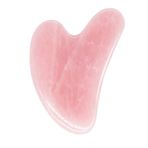 AOVIOANDY Gua Sha Masaj Aleti Gül Kuvars Yeşim GuaSha Yüz Aleti, Boyun Gövdesi için Gua-Sha Taşı SPA Akupresür Kazıma Masajı Tetikleme Noktası Tedavisi