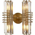 AP-60398-2E Eskitme Kaplama Aplik E14 Metal Kristal 30X20CM