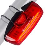 Apace Vision Bisiklet Arka Lambası USB ile Şarj Edilebilir - Süper Parlak 100 Lümen LED Bisiklet Arka Lambası Optimum Bisiklet Güvenliği için Kırmızı MTB Arka Lambası Olarak Kolayca Takılır