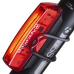 Apace Vision GUARDG3 X arka bisiklet USB üzerinden şarj edilebilir, 6 ayarları, 30 optimum Verkehrssicherheit – 12-Stuendige çalışma süresi için ultra parlak LED – kolay takılabilir Kırmızı bisiklet ışığı