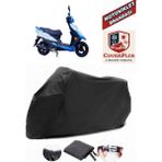 Apachi Alfa 50 Siyah Motorsiket Brandası Motor Örtüsü Çadır Su Geçirmez Motosiklet Kılıfı Motor Brandası - Siyah- Arka Çanta UYUMSUZ