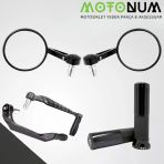 Apachi Nova 125 Modifiye Seti-Siyah-Yuvarlak Gidon Ayna-Md09505