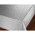 Apakay Gri Renk Altı Elyaflı Pvc Muşamba Masa Örtüsü - 140 x 280 cm - Açık Gri