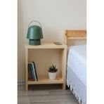 Apala 50 cm Doğal Ahşap Sehpa, Komodin, Dergilik, Çiçeklik, Kitaplık, Dekoratif Raf - Ahşap Rengi