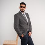 APARTRO EKOSE KLASİK KESİM ERKEK TEK CEKET LACİVERT 48-6 Drop