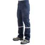 APAYDINGIYIM Lacivert Işçi Pantolonu Kalın Reflektörlü Iş Pantolonu 7/7 Gabardin Kışlık