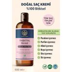 Apayrı Yaşam Doğal Saç Kremi 500 ml Paraben İçermez Vegan Tüm Saç Tipleri İçin Besleyici ve Onarıcı