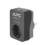 Apc By Schneider Electric PME1WU2B-GR Tekli Siyah Akım Korumalı Priz