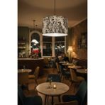 Apcasa Decor Toile De Jouy Vintage Siyah Sarkıt Avize