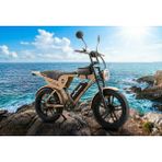 Ape Ryder Genon Ultra 750W Elektrikli Bisiklet Ayna Çanta ve El Gazı Hediyeli - Sarı