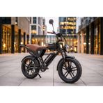 Ape Ryder Genon Ultra 750w Elektrikli Bisiklet Ayna Çanta Ve El Gazıi Siyah