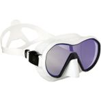 Apeks Vx1 Beyaz Çerçevesiz Dalış Maskesi UV Lens ile Rahatlık ve Sızdırmazlık
