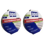 Apel Kaydırmaz Siyah 25 mmx25 m Bant