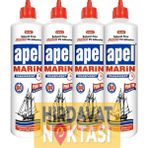 Apel Marin D4 Şeffaf Deniz Tutkalı Net: 490 Gr. x 4 Adet