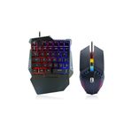 Apera G506 Tek El Kullanım Gaming Oyuncu USB Kablolu Klavye Mouse Seti RGB LED Işıklı