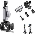 Apera Ga96 Bisiklet ve Motosiklet için Kamera Alüminyum Gidon Tutucu Insta-360 X5 X4 X3 X2/GO 3S/GO 3/Gopro Hero 13 12 11 10 9 8/DJI Osmo Pocket 3/2/Action 5/4/3/2