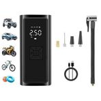 Apera Ga97 6000mAh Taşınabilir Elektrikli Hava Pompası 150Psi Lastik, Bot, Top Şişirme Oto Hava Kompresörü